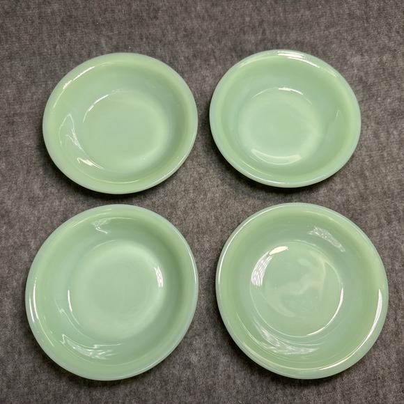 Fire King Other - JADEITE Fire King Anchor Hocking 4 1/2" BERRY BOWL Excellent‎ Lot Of 4